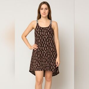 Bohemian  mini dress size M pineapple pattern size S-M🍍